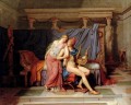 Die Umwerbung von Paris und Helen Jacques Louis David